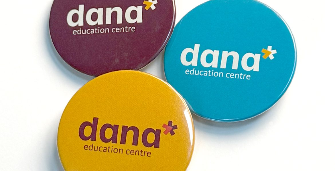 Three badges